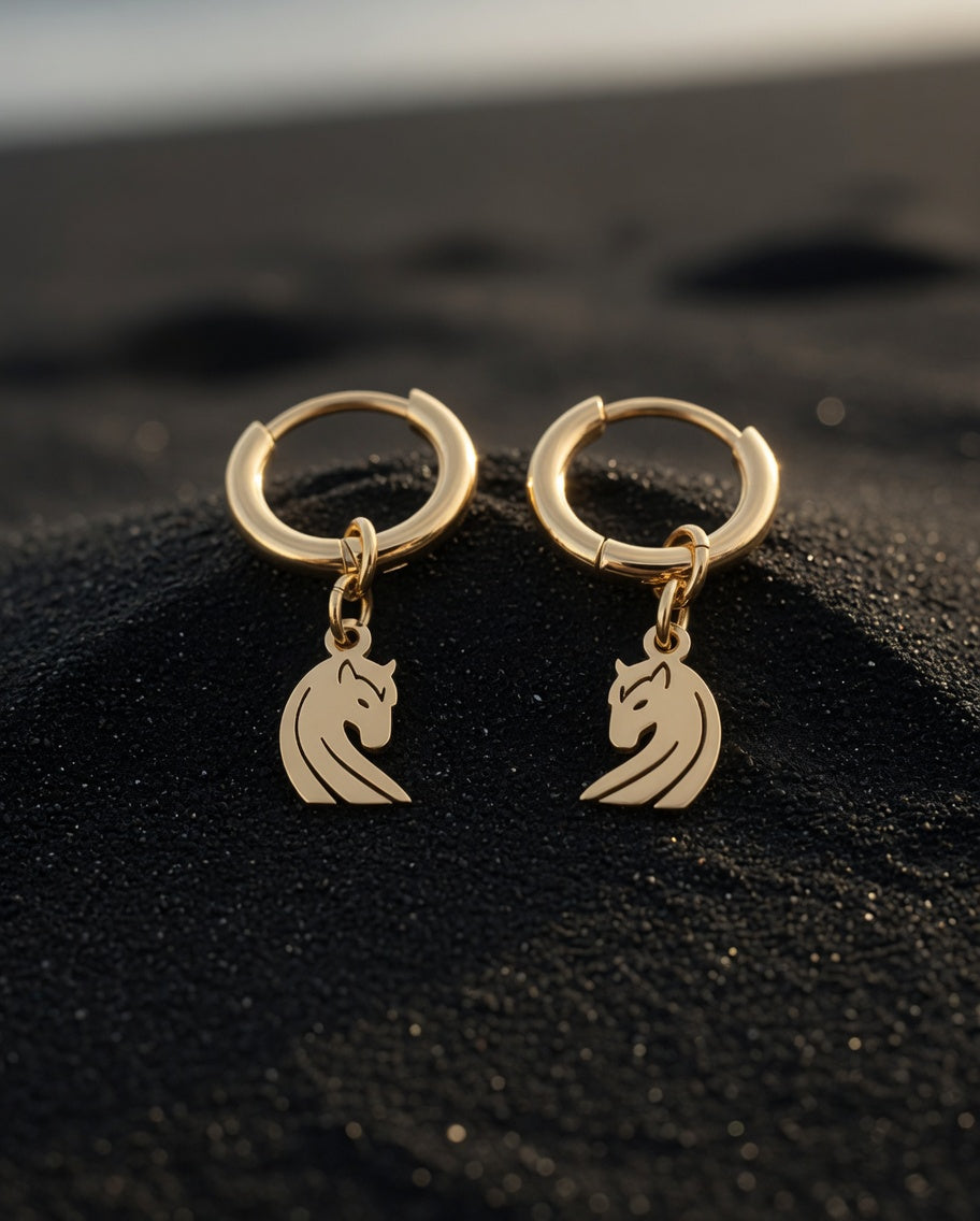 Eyrnalokkar Eyja Equestrian - stærri