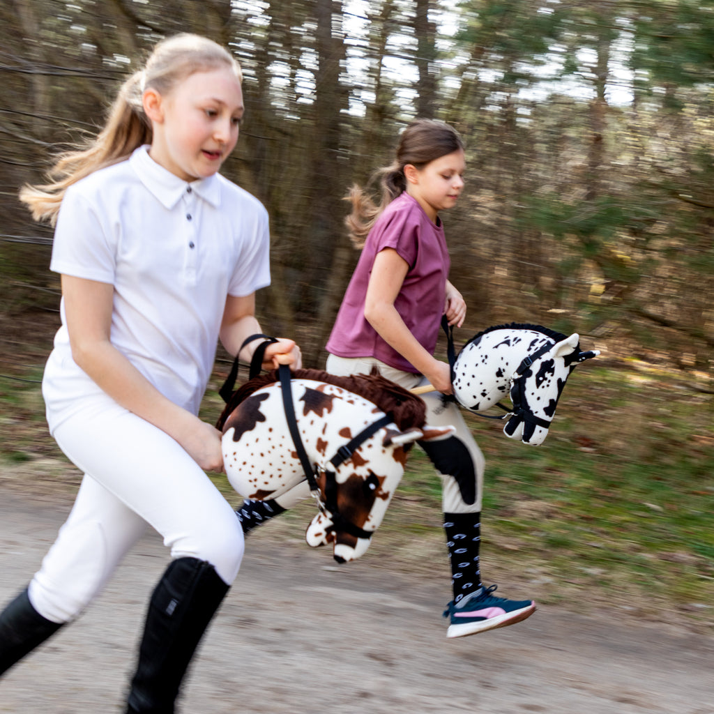 Hobby Hestur - svartur & hvítur